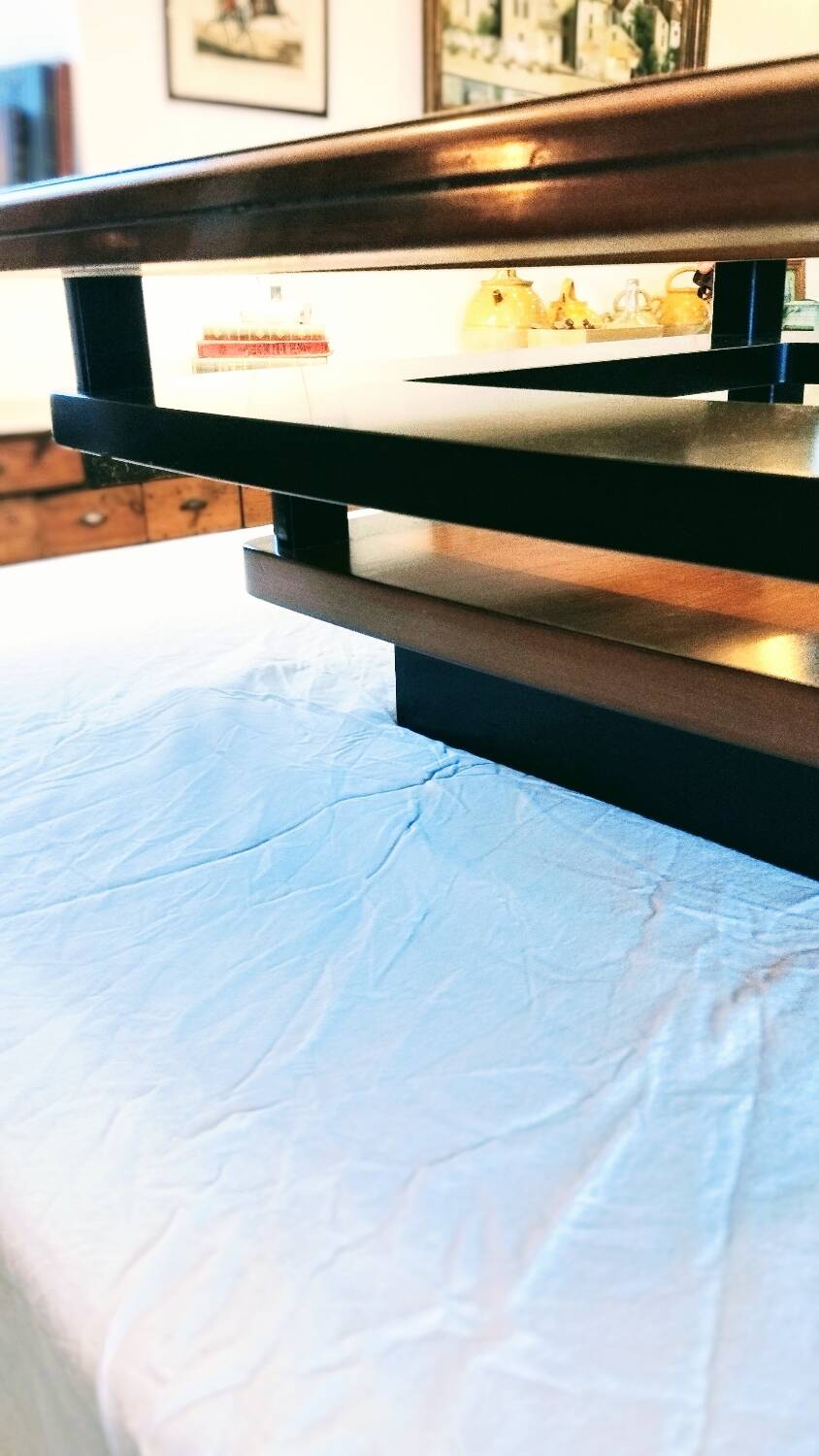 "The Twist" square coffee table