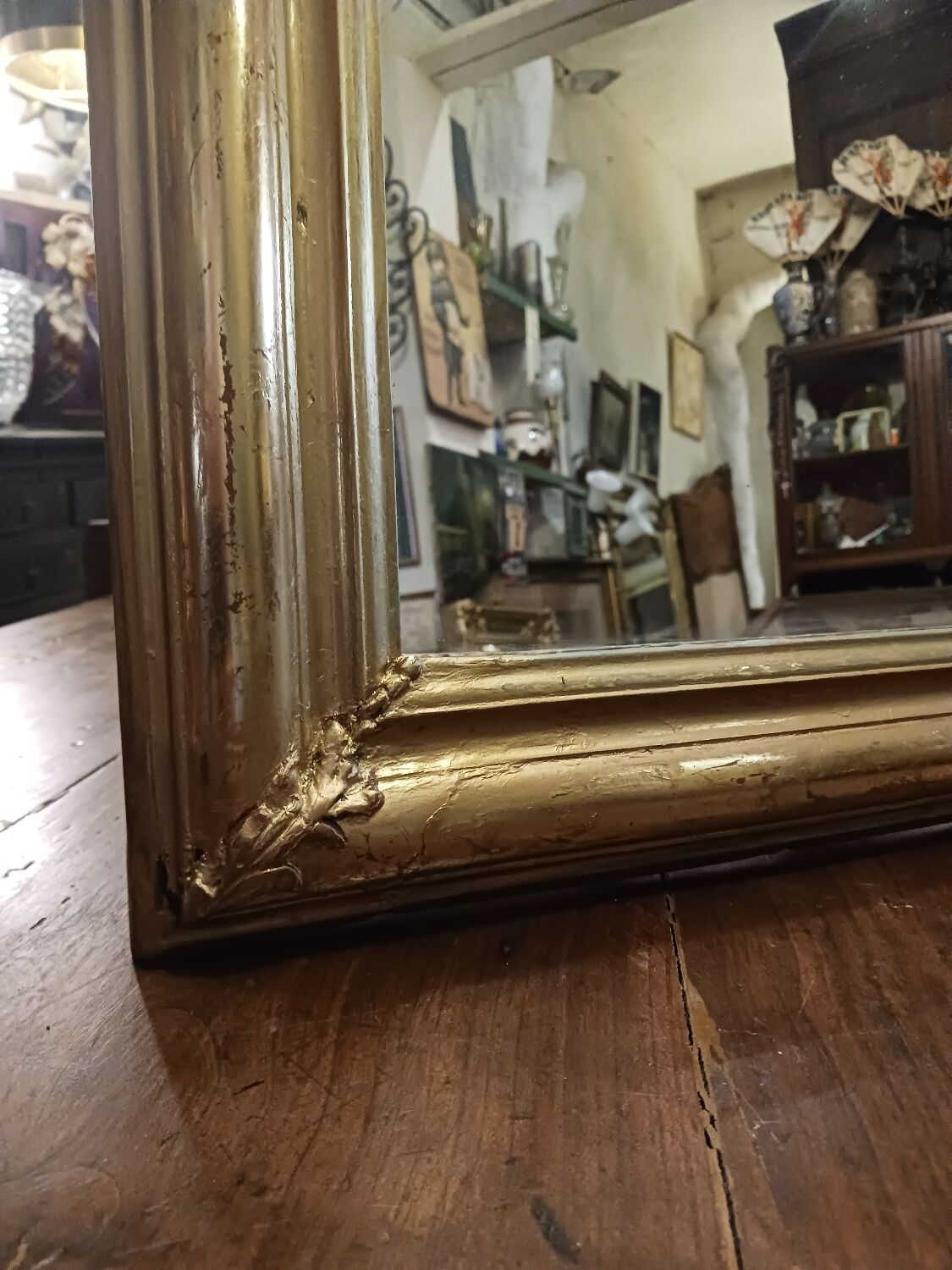 Small mirror 19 th 63 cm / 50 cm