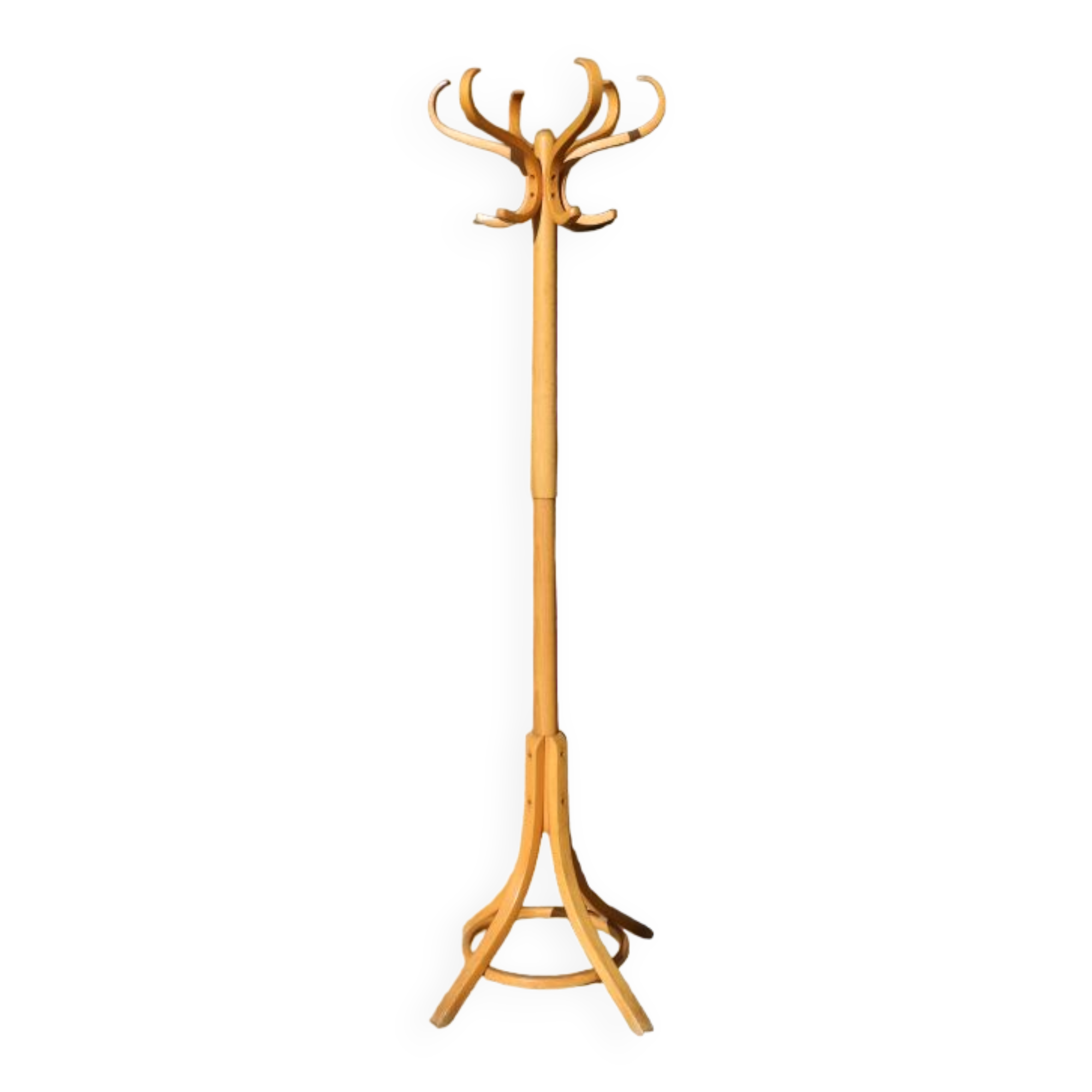 Simple baumann light parrot coat rack