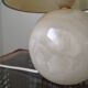 Alabaster ball lamp bases 1980s