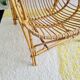 Rattan basket armchair, 1960s