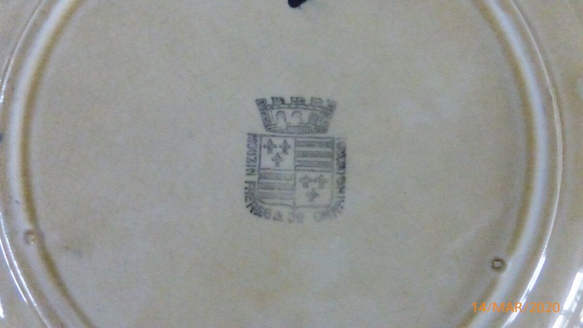 Lots of faience plates