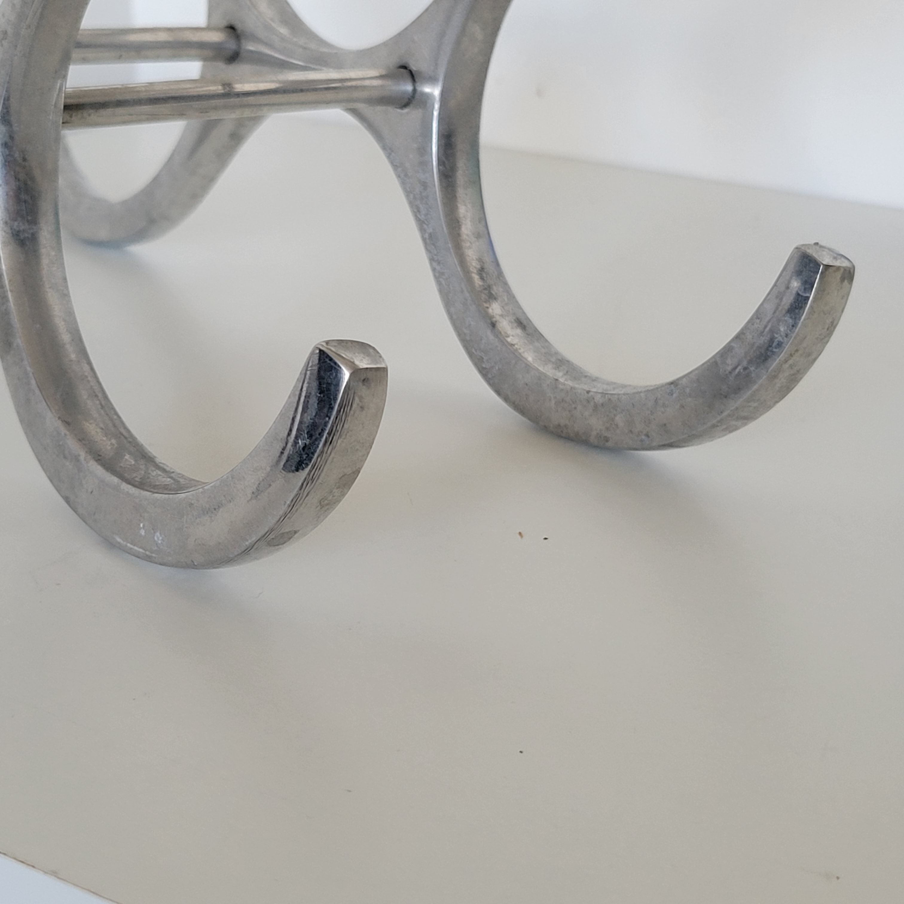 Aluminum wine rack shelf bottle rack for 9 bottles