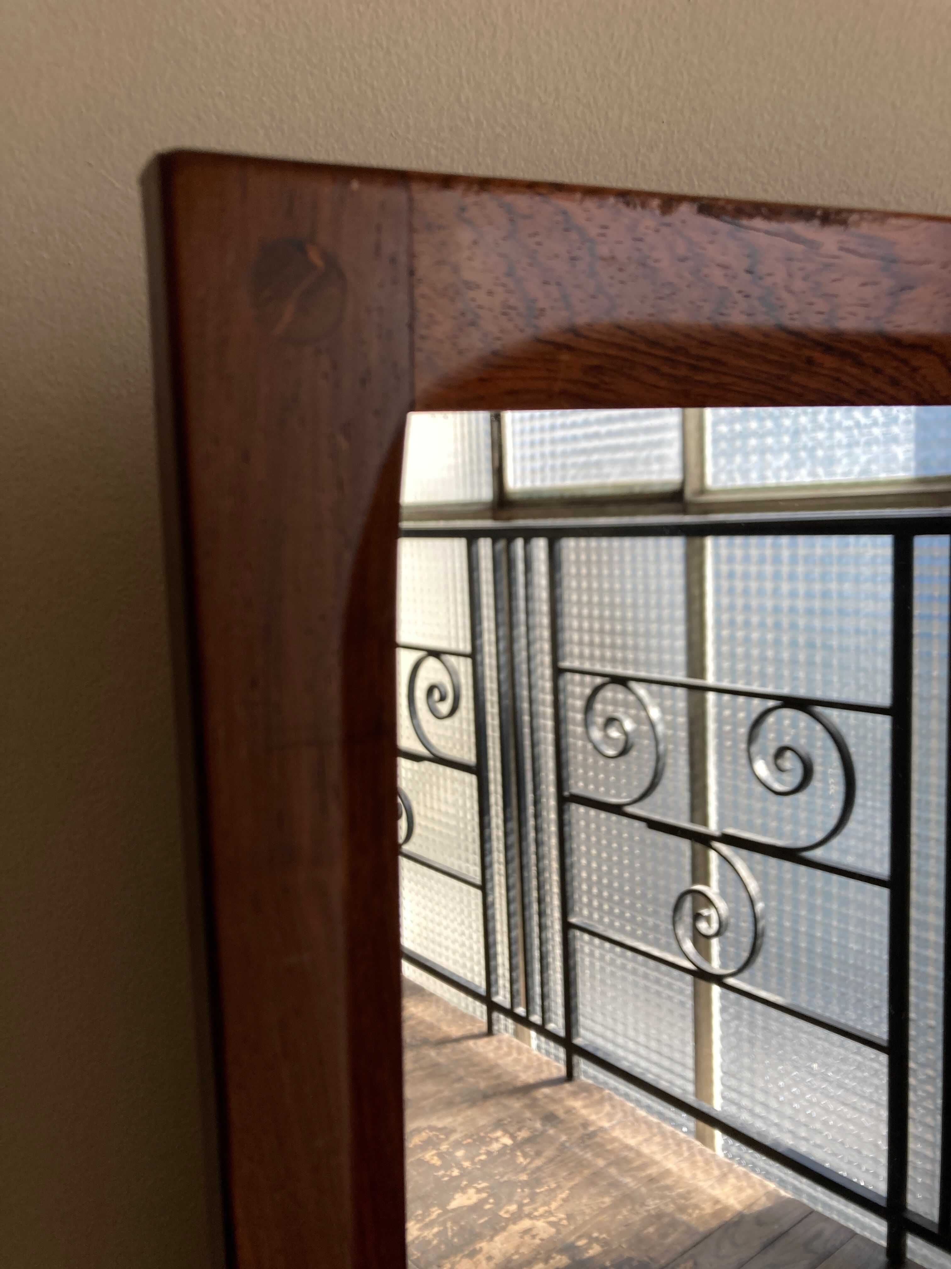 Scandinavian rosewood mirror Aksel Kjersgaard 166 for Möbel Odder 1960