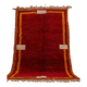 Tapis bordeaux bérbere en laine fait main traditionnelle 250cmx150cm