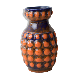 Beautiful pomegranate vase BAY West Germany 20 cm vintage retro Bobble