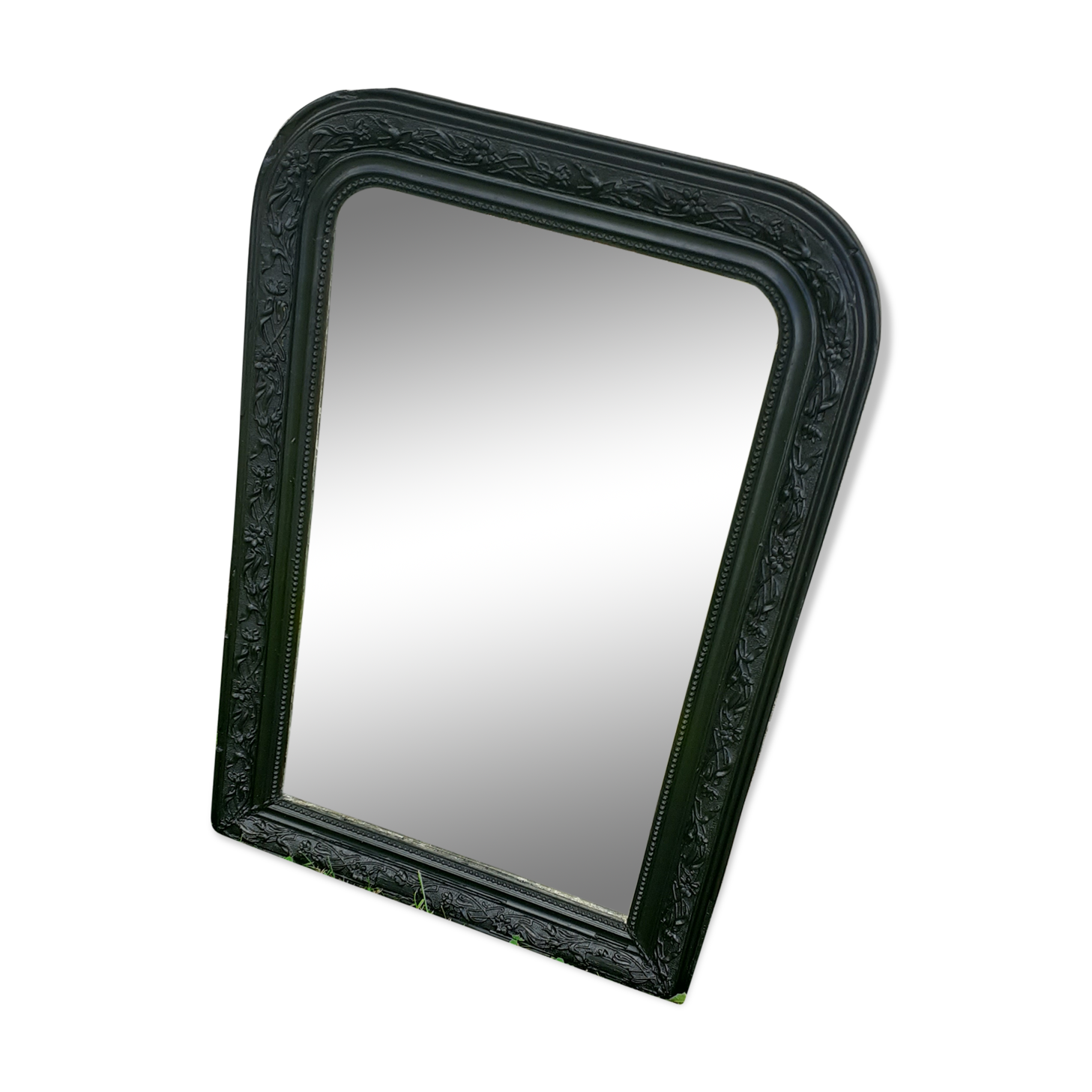Mirror style louis Philippe sculpting black old 49x69cm