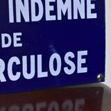 Enamelled plate "veterinary directorate of the lower rhine"