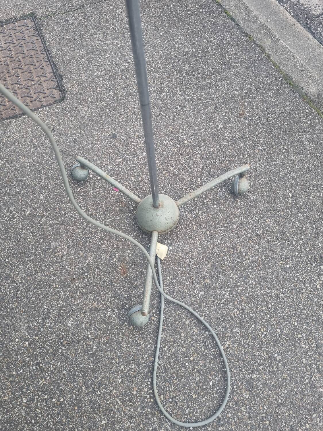 Rare antique medical lamp by Paul Rimé.