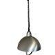brushed metal chandelier up and down 1970