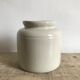 White sandstone pot