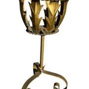 Wrought iron flower holder from the 50s