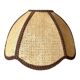Abat jour vintage cannage