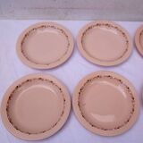 6 Betty Longwy soup plates