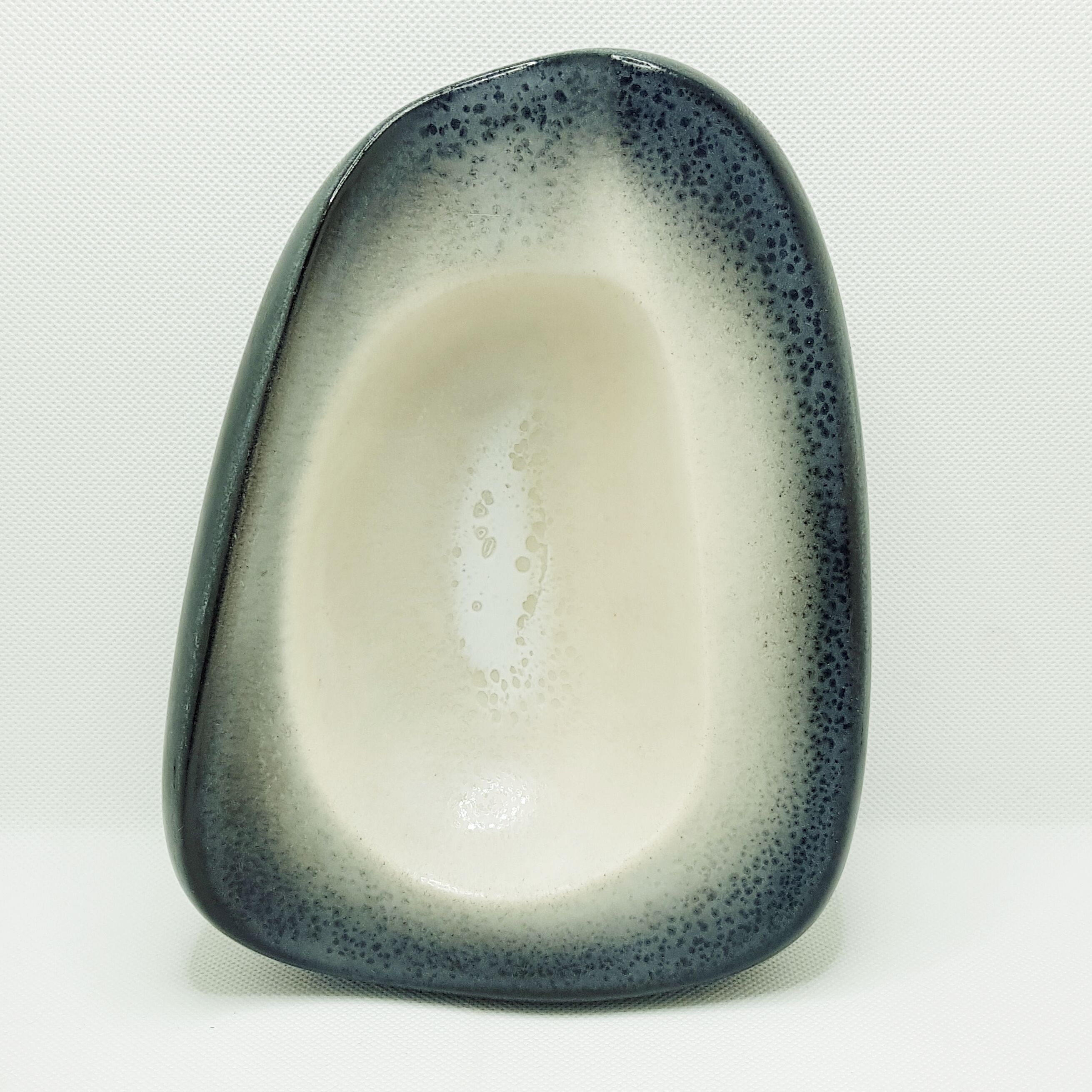 Mid century enameled ceramic ashtray