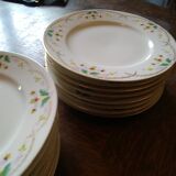 Assiettes à dessert CFH Limoges Field Haviland et S&S.L
