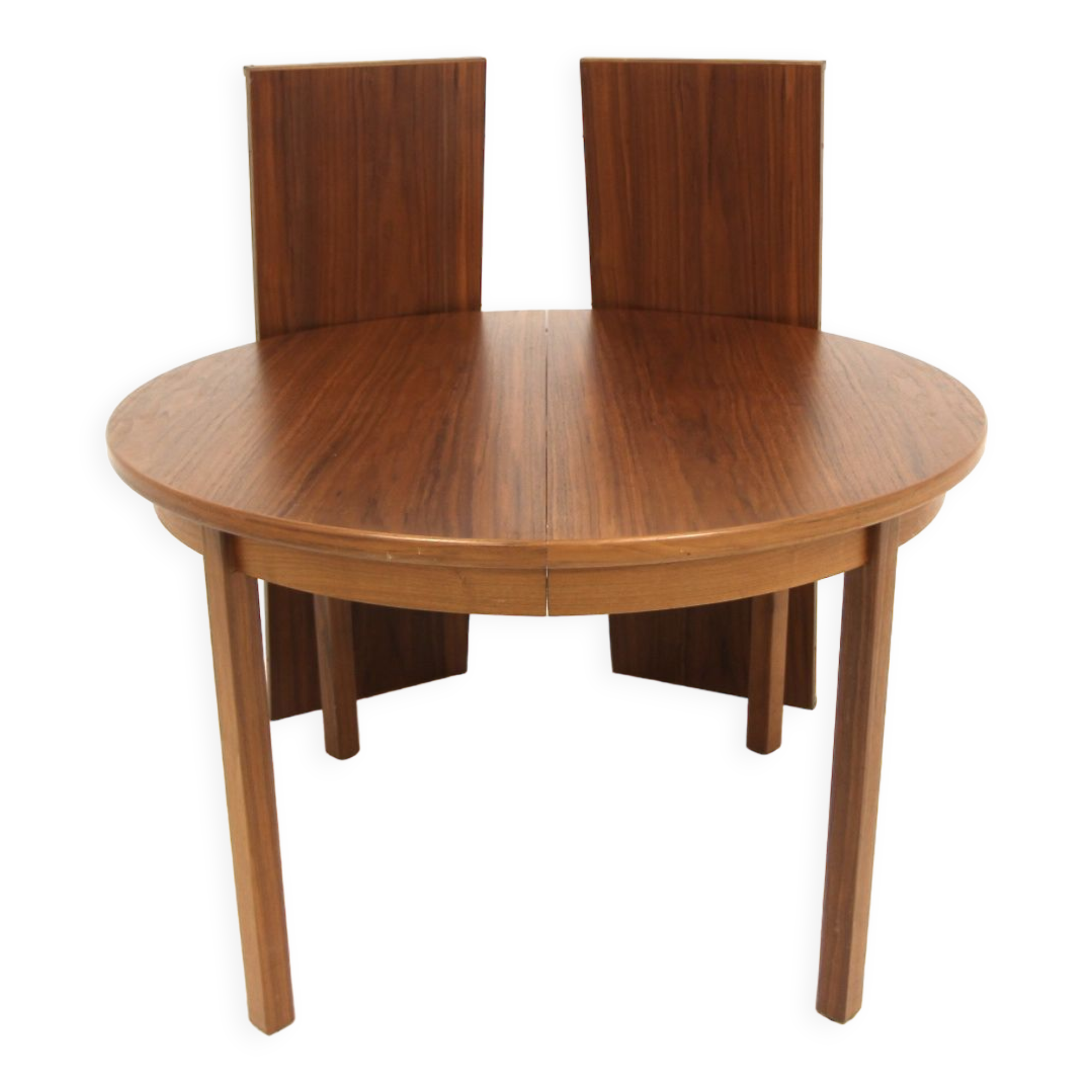 Scandinavian walnut dining table, Sweden, 1960