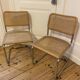 Pair of Cesca b32 Marcel Breuer chairs