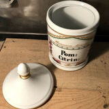 Apothecary porcelain jar from Limoges Goumot Labesse