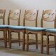 Chaises de salle à manger en chêne brutalistes danoises des années 1960 attribuées à Henning Kjærnulf.