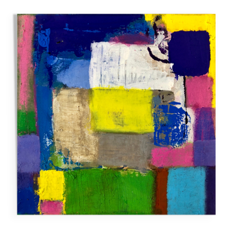 Tableau abstrait coloré