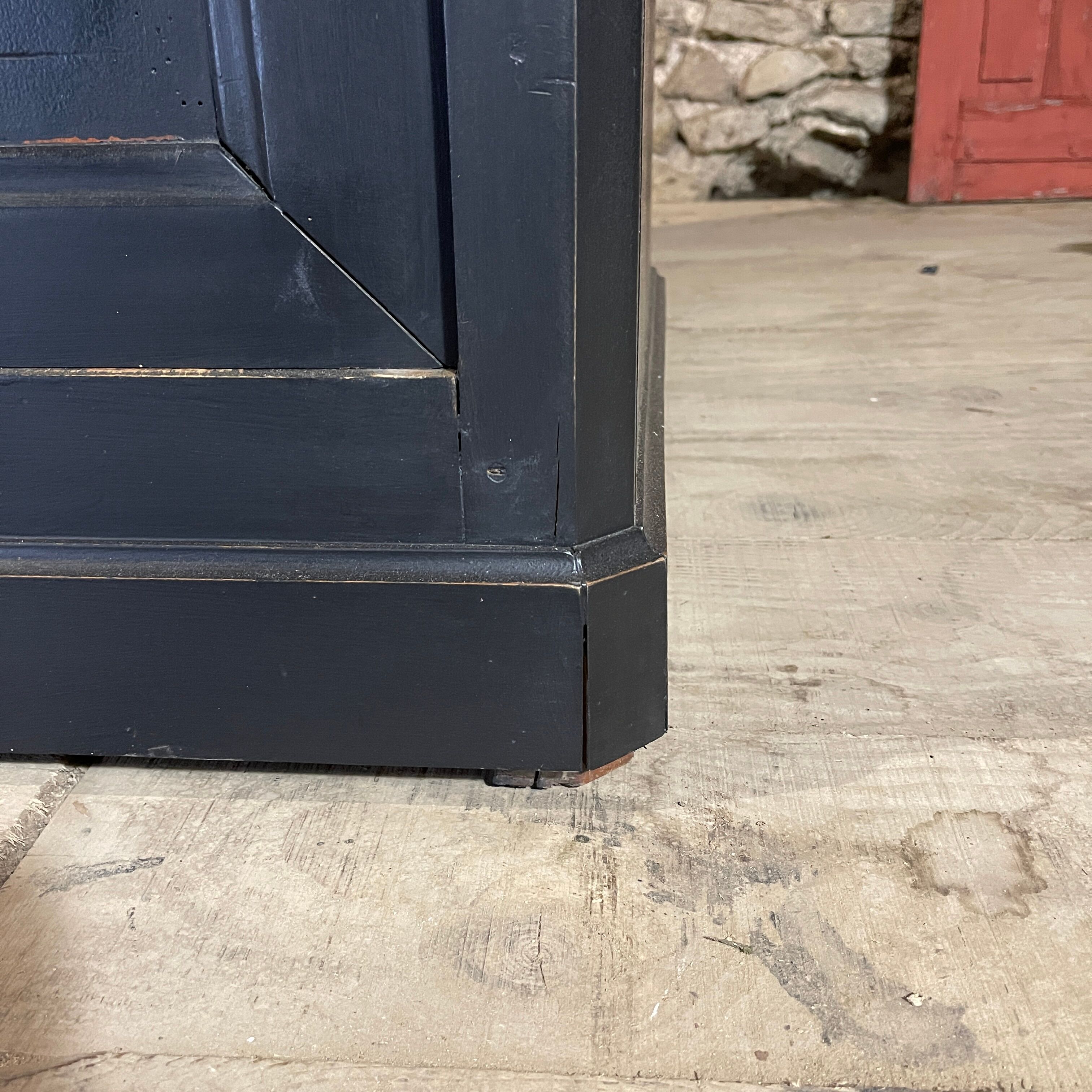 Black patina cupboard