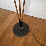 Vintage opaline tripod floor lamp