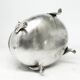 Biedermeier sugar bowl, silver-plated brass, Poland, 19th century