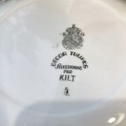 Set of 12 dessert plates KG Lunéville Badonvillier