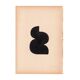Painting on old paper - abstract painting M738 - signed Eawy