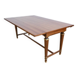 Important Shuttered Table in Sapelli Mahogany, Directoire style – 1970