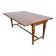 Important Shuttered Table in Sapelli Mahogany, Directoire style – 1970
