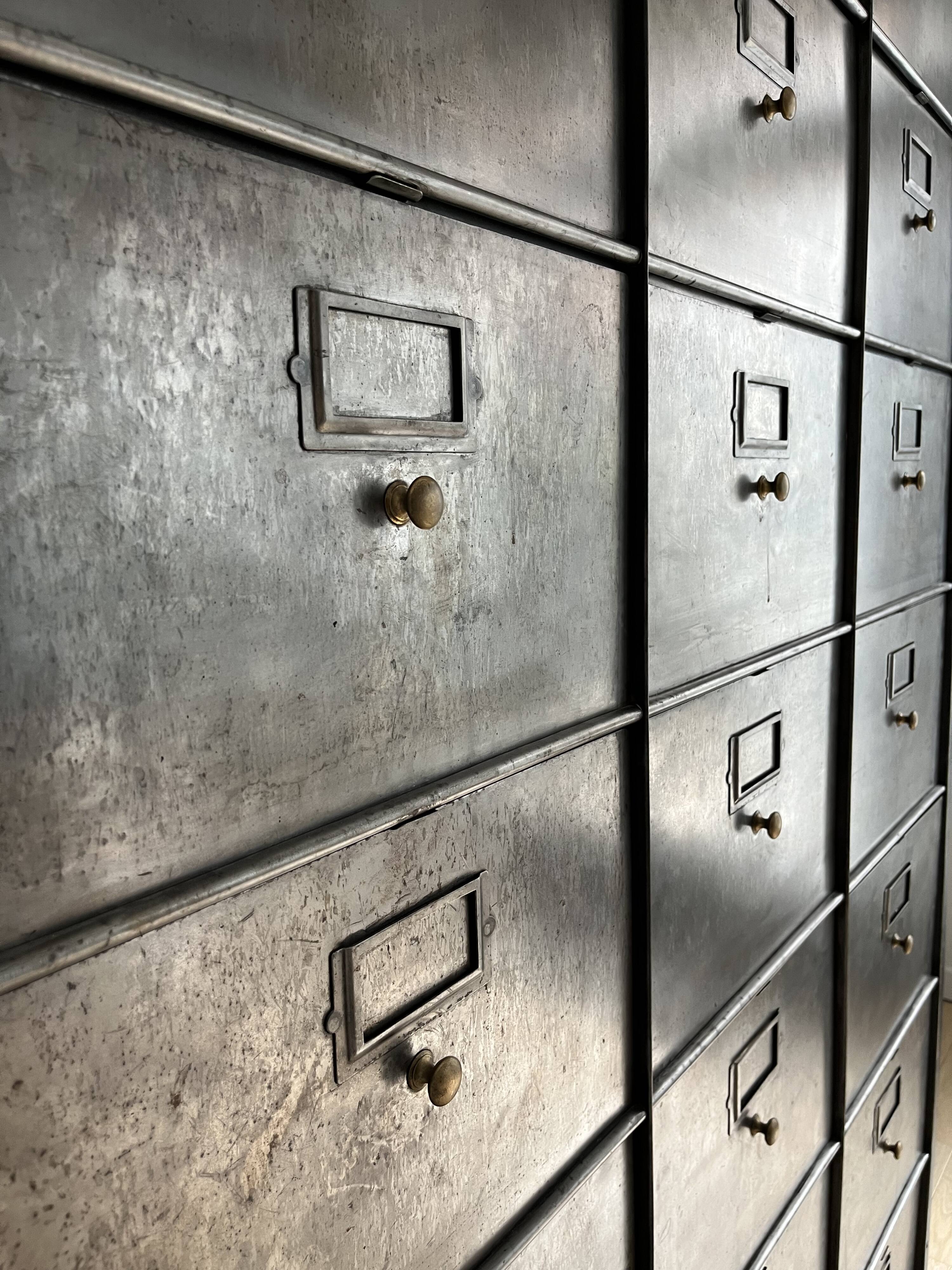 Industrial furniture with flaps