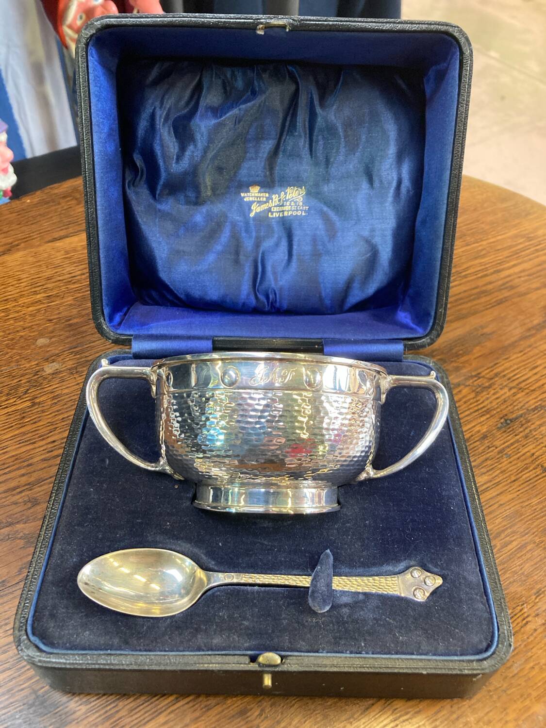 Argent Sucrier et Cuillère