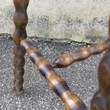 Solid wood tripod stool 1950