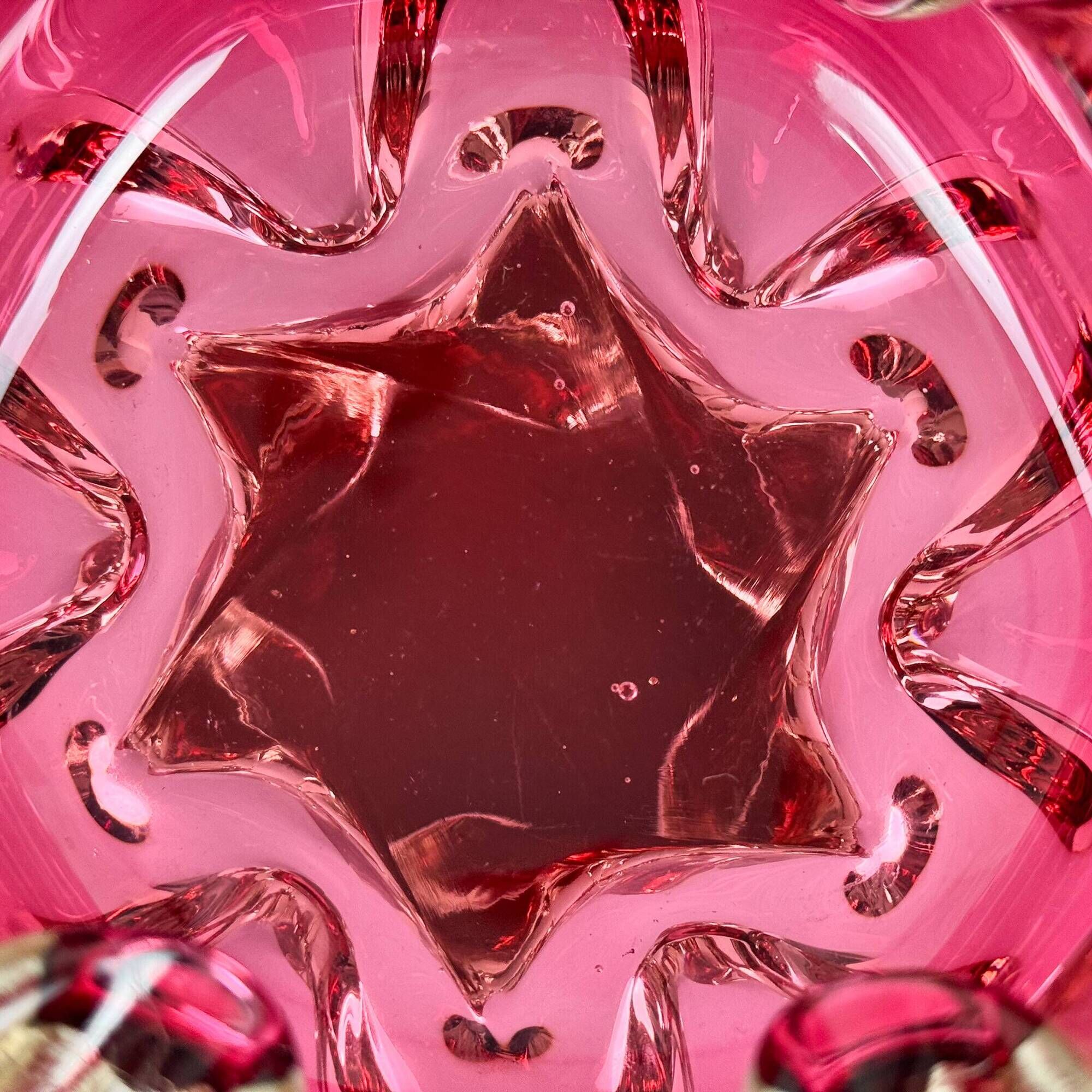 Art Glass Bowl by Josef Hospodka for Chribska Glassworks, 1960's
