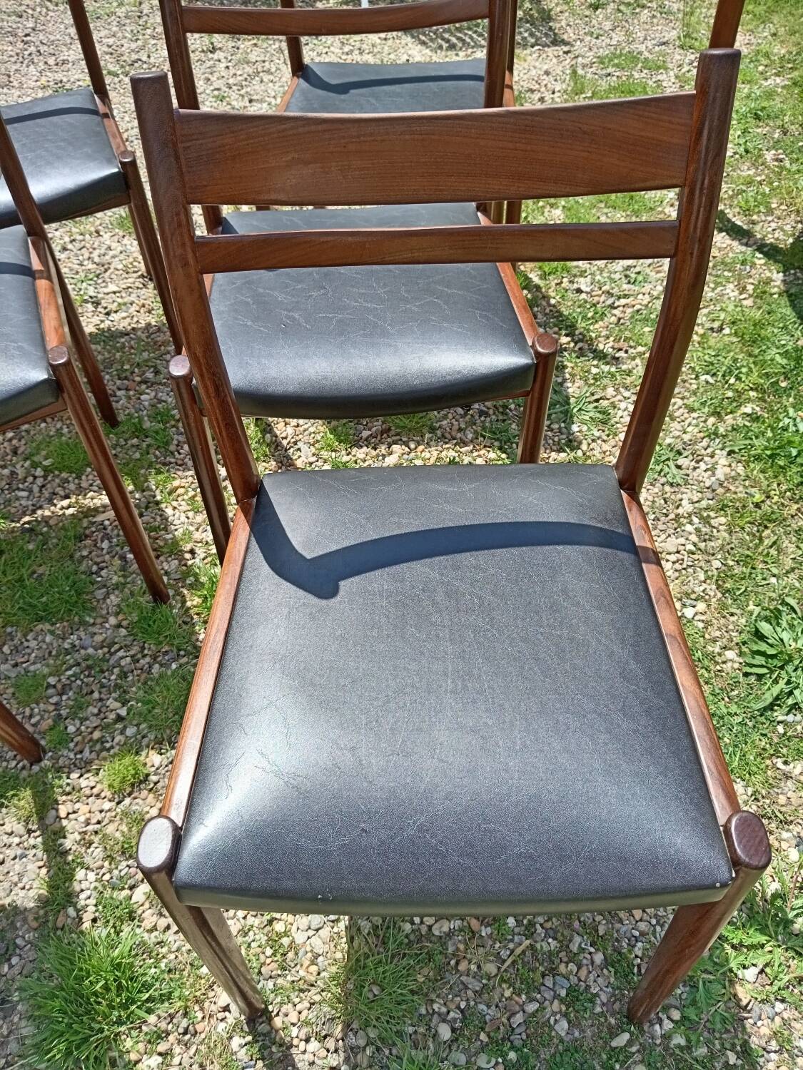 Vintage teak table and chairs