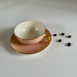 Lot 11 coffee cups + coffee maker + milk jar 60s Villeroy and Boch "Santos"