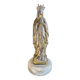 Vierge Marie couronnée en métal et laiton