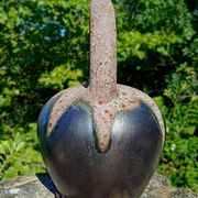 LAMP BASE CERAMIC GLAZE FAT LAVA