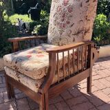 Armchair / long liner rest chair called 'Morris Armchair' Period 1920