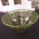 Large blown biot glass salad bowl