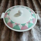 Antique soup tureen from Digoin and Sarreguemines