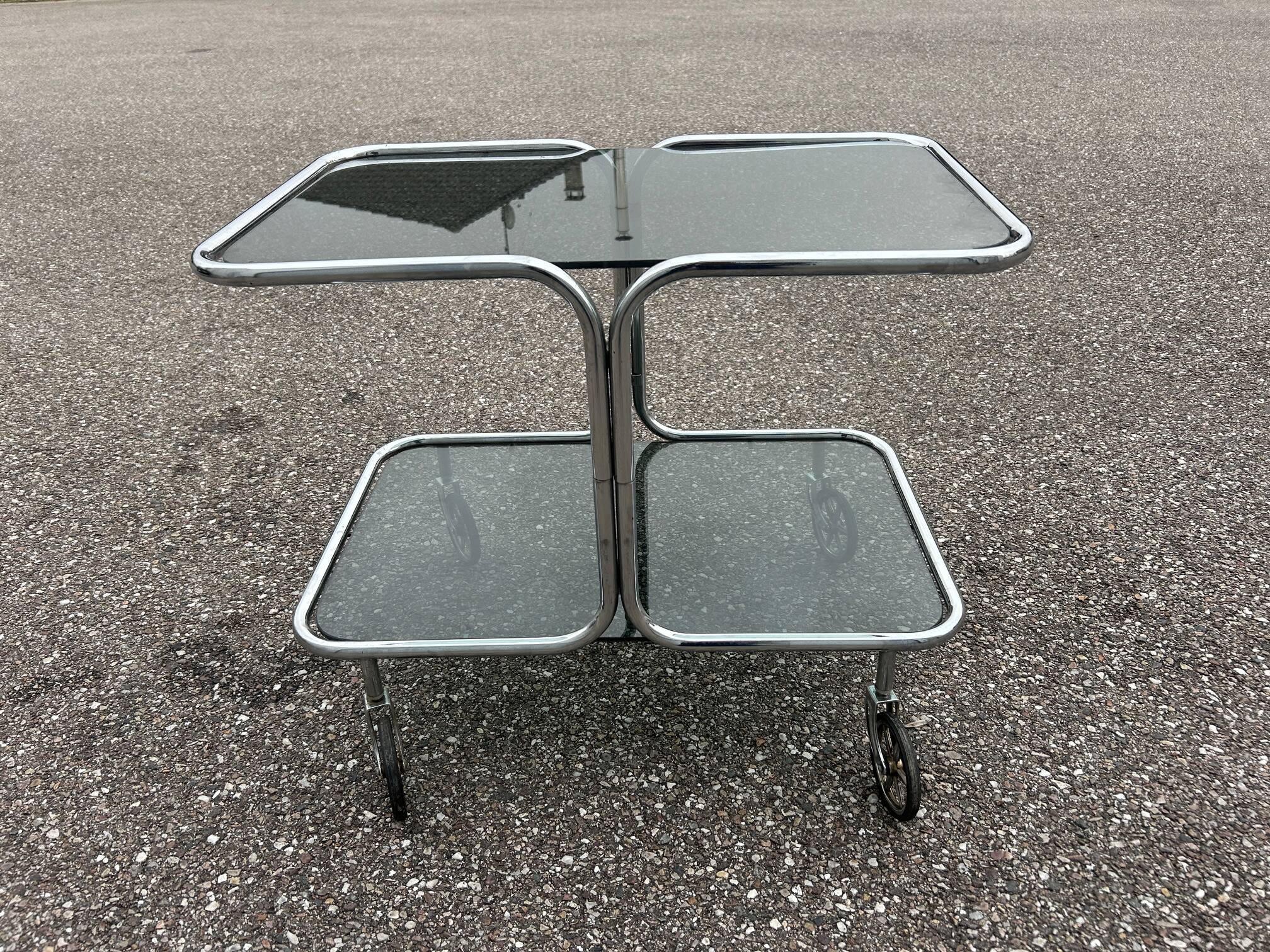 chrome rolling bar from the 1970s