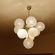 Large  Vintage Glass Pendant Light, 1960s