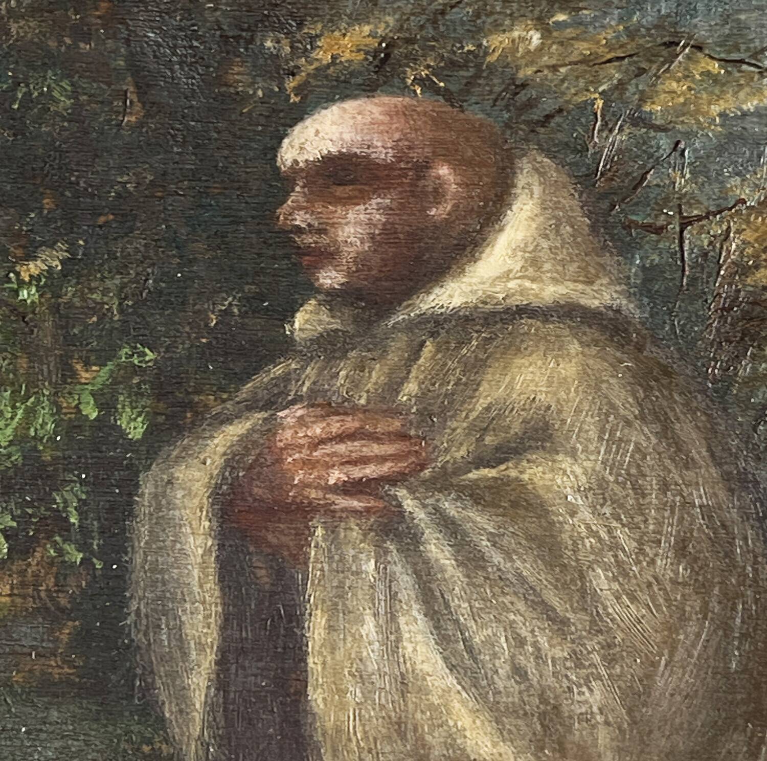 Nineteenth-century painting "The Anchorite"