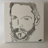 Man -portrait - oil on canvas