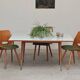 Coffee table, dining table for 6, East Germany.