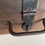 Wooden box closure iron