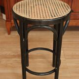 Stool wood & cannage